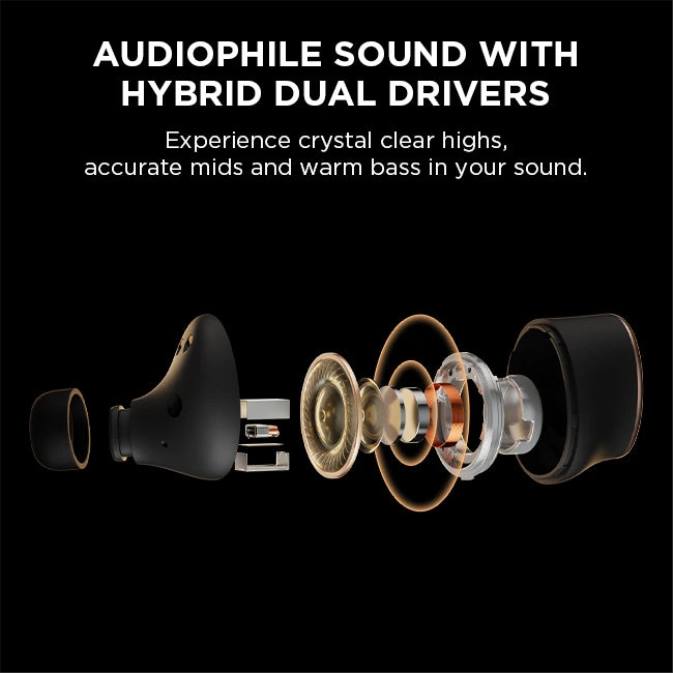 1MORE evo true langattomat aktiiviset melua vaimentavat kuulokkeet PN6013 kuulokkeet valkoinen