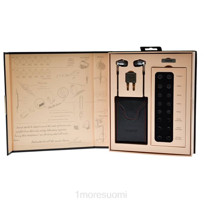 1MORE kolminkertaiset kuljettajan in-ear kuulokkeet PN6022 kuulokkeet hopea