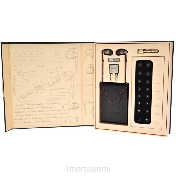 1MORE quad driver in-ear kuulokkeet PN6023 kuulokkeet harmaa